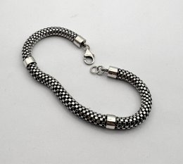 Second hand armband äkta silver 23 cm