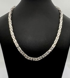 Second hand halsband äkta silver