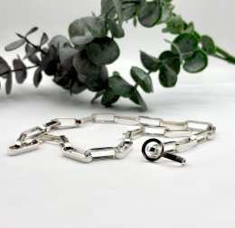 Vintage halsband äkta silver 53cm 1966