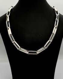 Vintage halsband äkta silver 53cm 1966