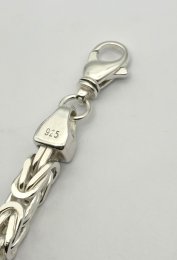 Second hand massivt armband äkta silver