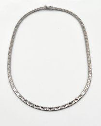 Second hand halsband äkta silver 18,3g