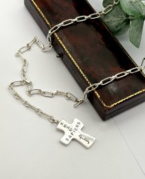 Second hand halsband äkta silver Efva Attling Homo Sapiens