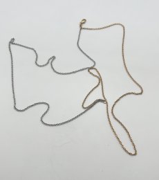 Second hand halsband smal ankarlänk 18k guld 2,6g