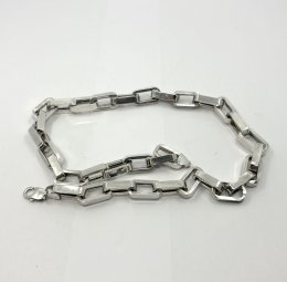 Second hand halsband äkta silver massiv ankarlänk
