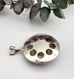 Viintage hängsmycke äkta silver stor berlock