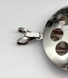 Viintage hängsmycke äkta silver stor berlock