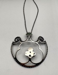 Vintage halsband äkta silver Finland Åbo 1972