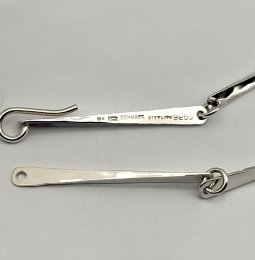 Vintage halsband äkta silver Danmark Sören Borup