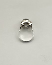 Vintage ring äkta silver bergkristall