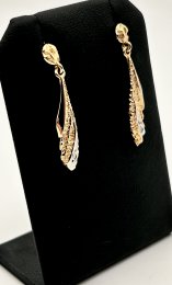 Vintage örhängen 18k guld diamanter