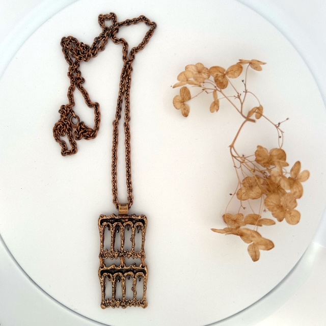 Retro halsband brons