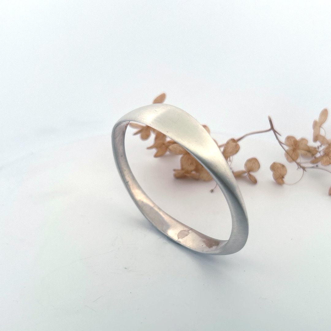 Vintage armring David Andersen, Norge. Äkta silver.