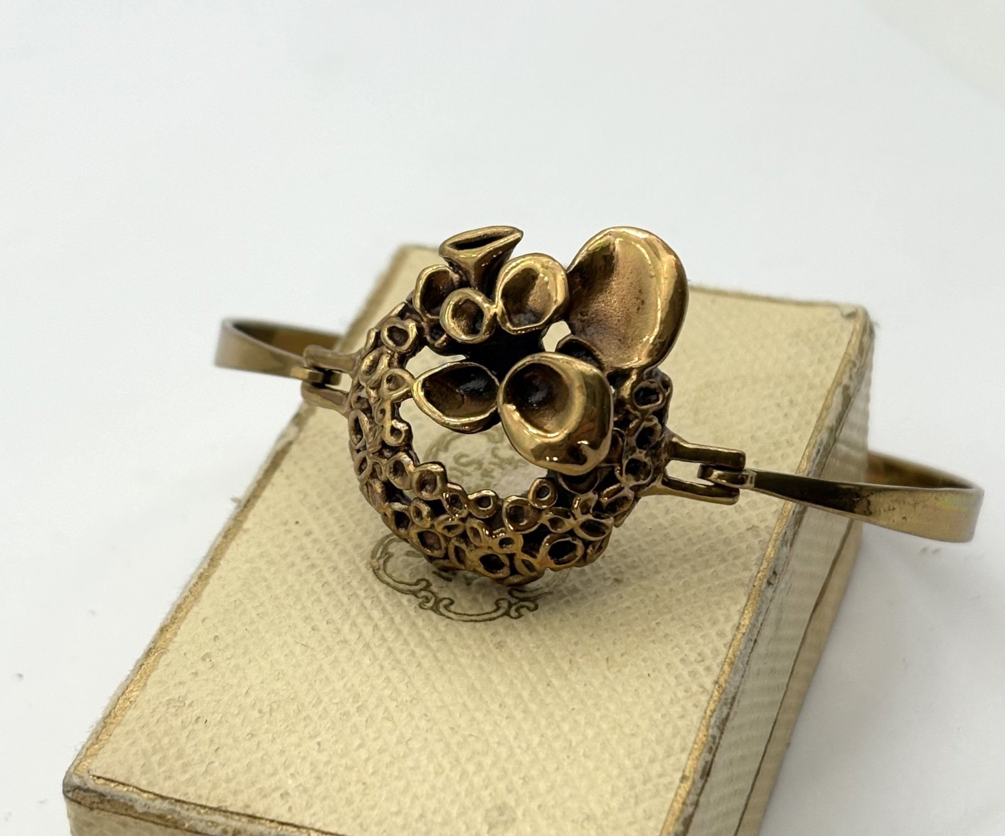 Vintage armring brons Hannu Ikonen Finland