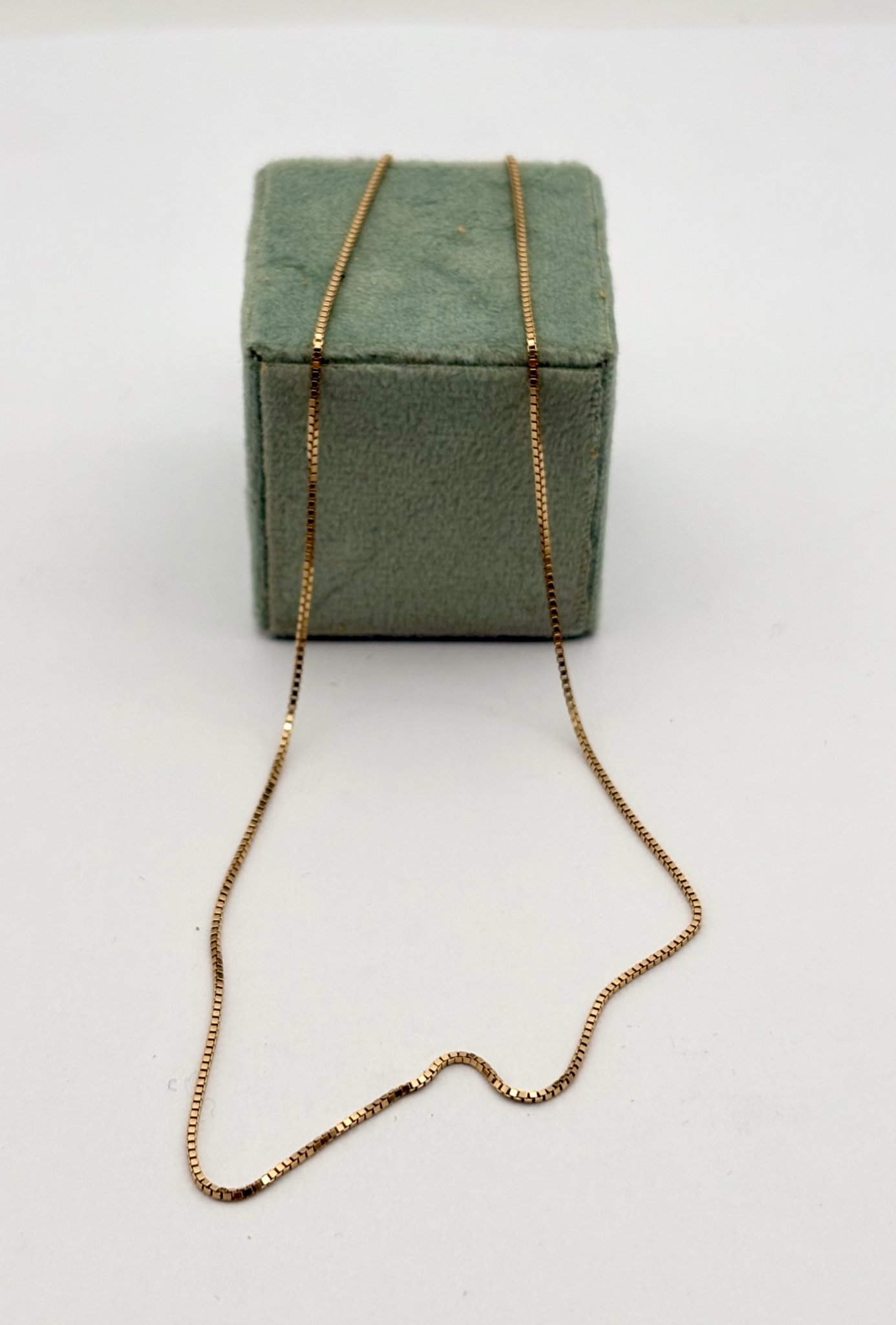 Second hand halsband smal venezialänk 18k guld 3g 38cm