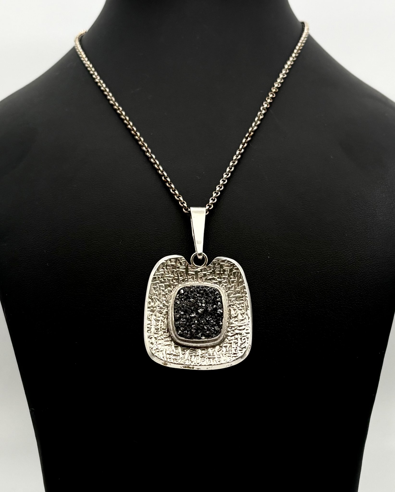 Vintage halsband äkta silver Victor Jansson 1972