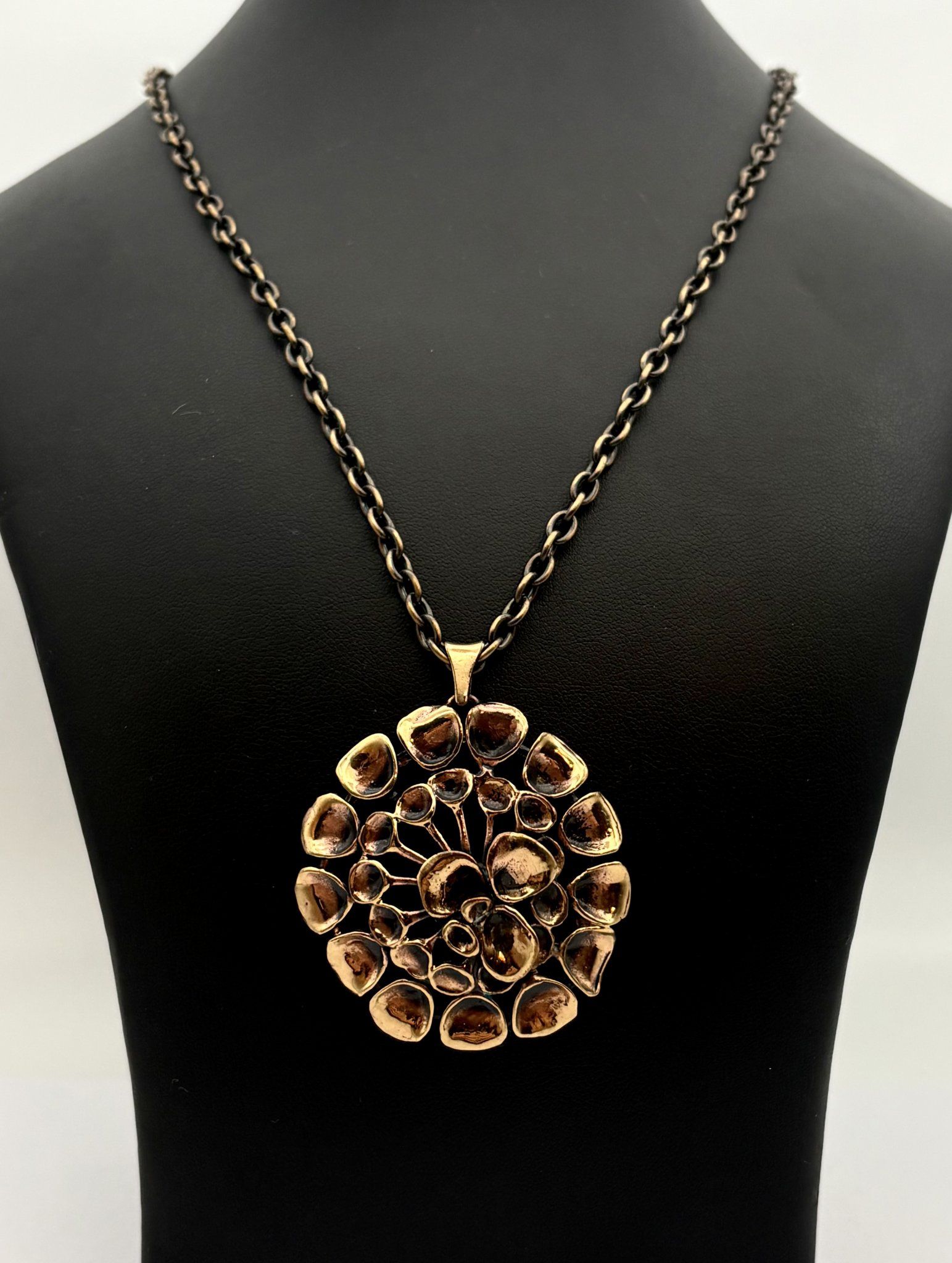 Vintage halsband brons Hannu Ikonen