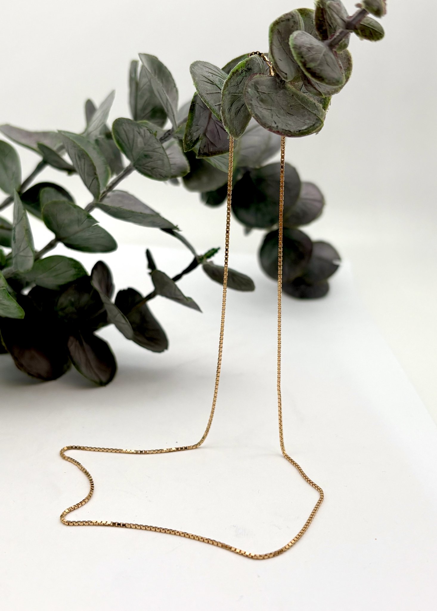 Second hand halsband smal venezialänk 18k guld 3,2g 42cm