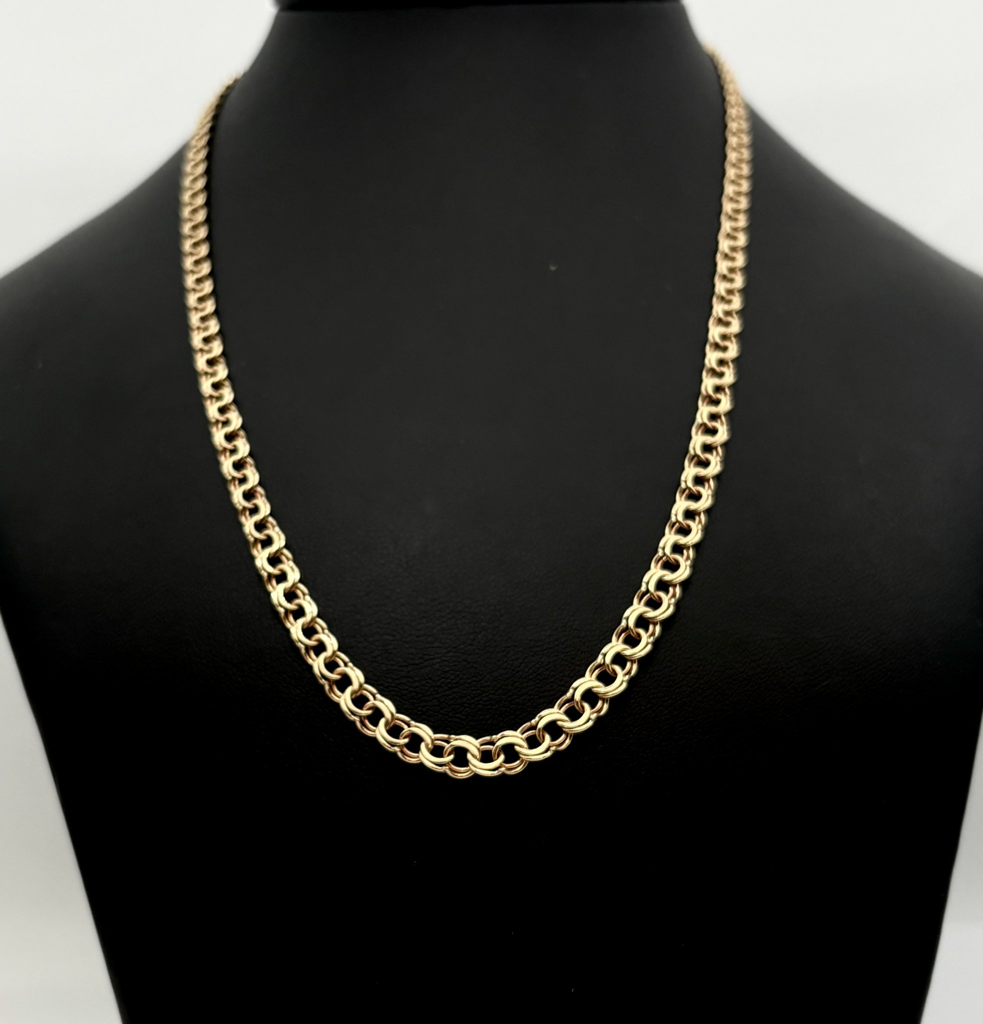 Second hand halsband doserad Bismarck 18k guld 12,4g 45cm