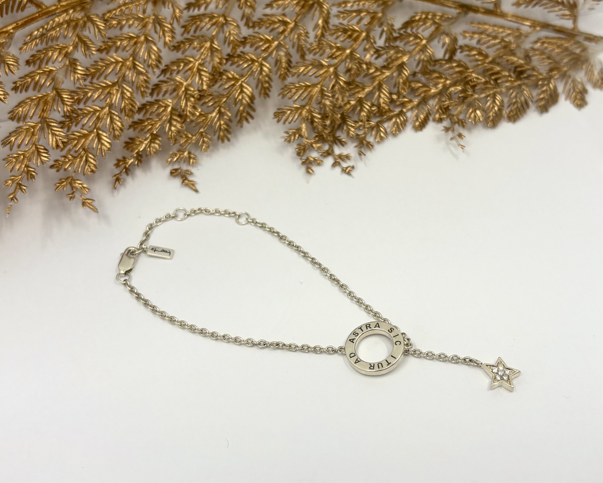 Armband Efva Attling Astra Fall & Stars bracelet äkta silver diamanter