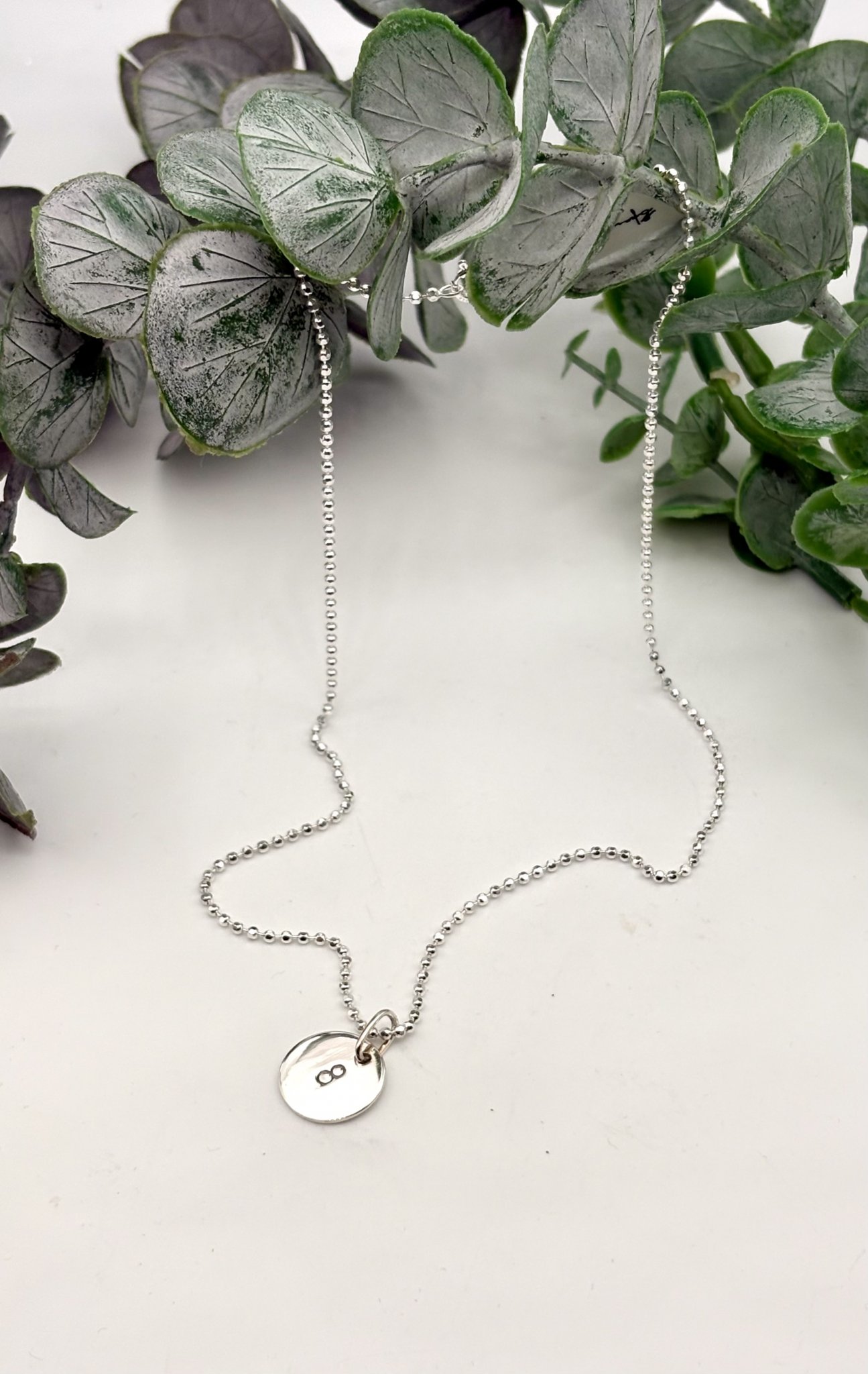Nyskick halsband Efva Attling Baby Luck Pendant äkta silver
