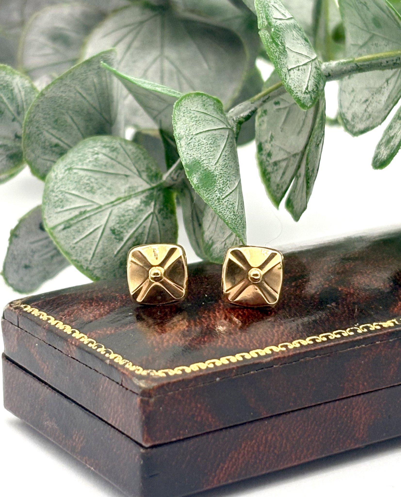 Vintage örhängen 18k guld