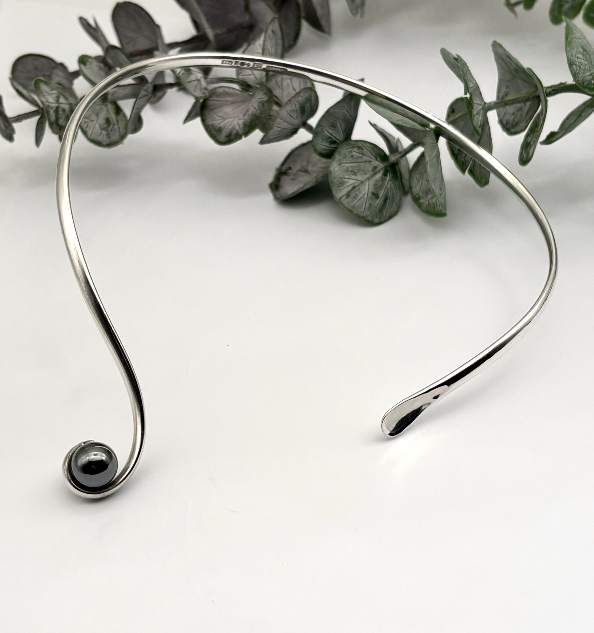 Vintage halsring äkta silver Stigbert