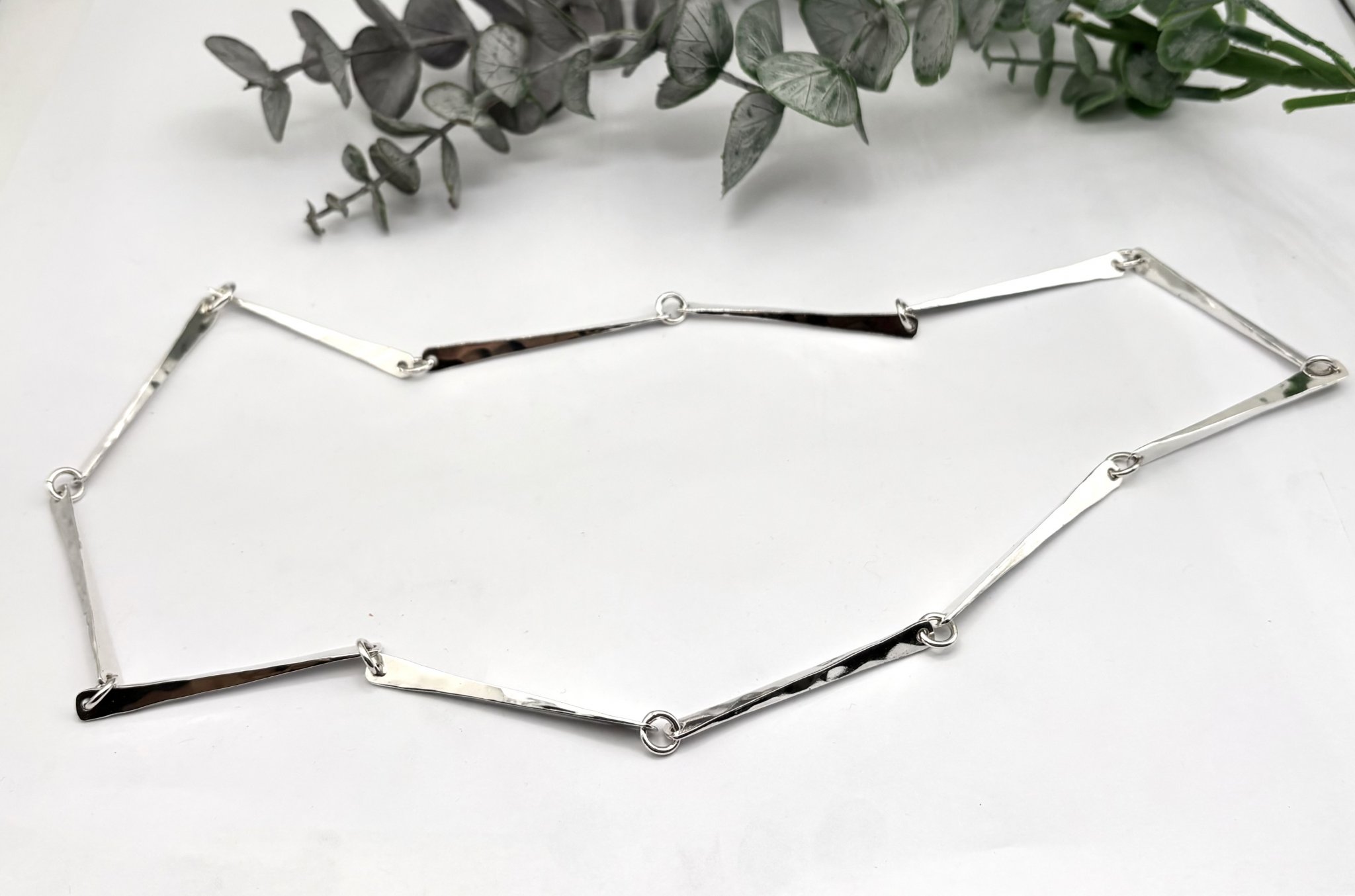 Vintage halsband äkta silver Danmark Sören Borup