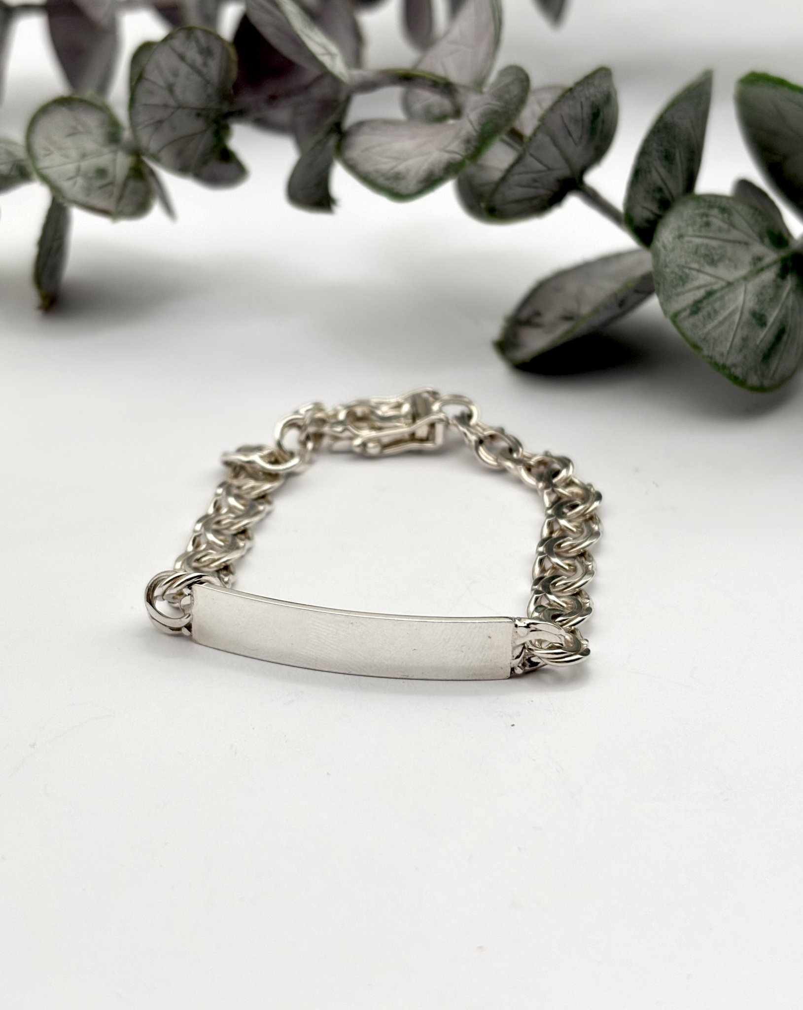 Second hand armband äkta silver bismarck