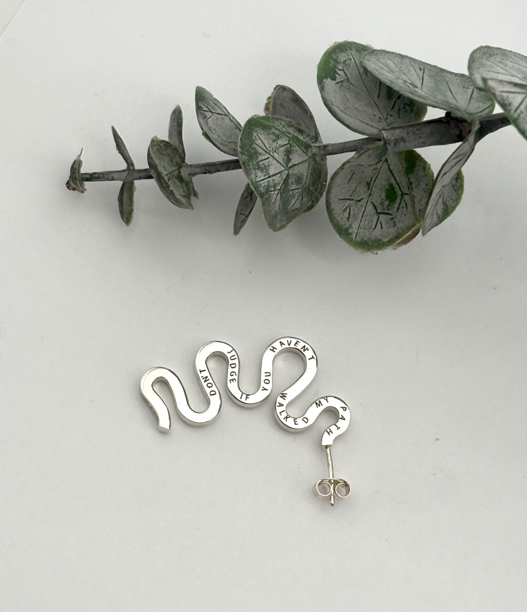 Second hand Efva Attling Dont Judge örhängen äkta silver
